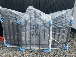 Dobbelt og enkelt låge.