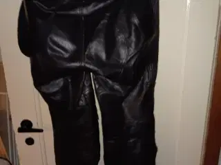 MC læderbukser st. M