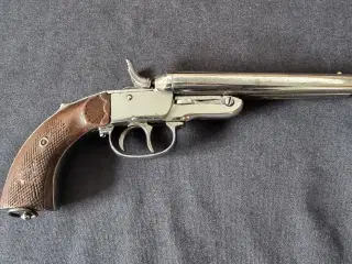 Dobbeltløbet pistol kal. 44-40  