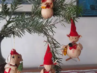 Retro julemus ( 4 stk).