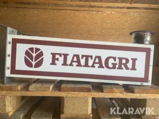 Lys skilt