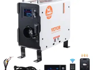 VEVOR 2kW Dieselfyr med Bluetooth, CO-alarm
