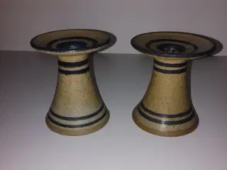 Bjerg�ård keramik lysestager