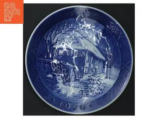 Dekorativ tallerken fra 1976 fra Royal Copenhagen (str. Ø 18,5 cm)