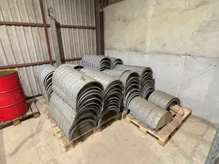 Tørrekanaler til kornlager