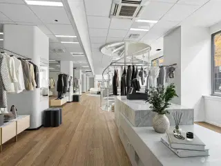 Butik med god facade eksponering på Nørrebrogade - Eftertragtet hjørnelejemål.