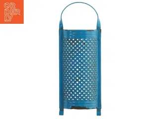 Blåt rivejern, emalje (str. 27 cm)