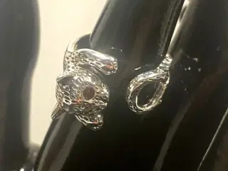 * Sterlingsølv; Sødeste missekat-fingerring