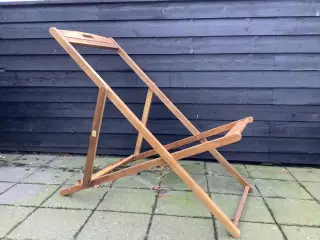 Liggestol i hårdt træ