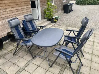 Camping stole og bord 
