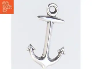 Sølvbroche i form af anker