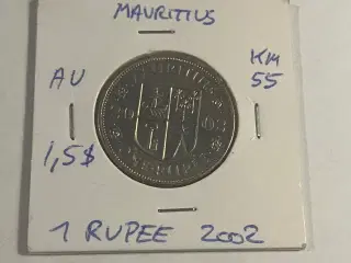 1 Rupee Mauritius 2002