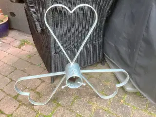 Juletræsfod til udendørs i rustfri stål.