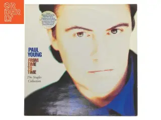 Paul Young LP: From Time to Time - The Singles Collection fra Columbia
