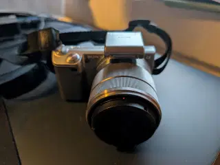 Sony NEX-5 inkl. blitz, objektiv og taske