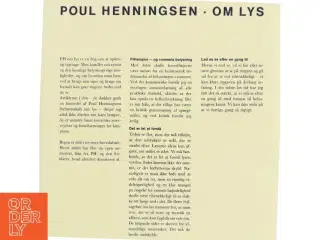 Poul Henningsen - Om Lys bog