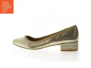 Guld ballerina sko med juvel detaljer fra Aldo (str. 39)