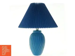 Blå bordlampe (str. Skærm Ø42 cm)