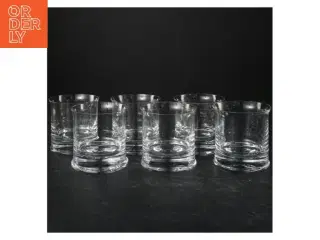 Sæt med seks whiskeyglas (str. 8,5x8,5 cm)