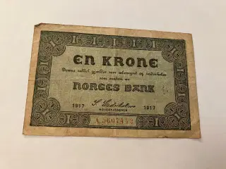 1 Krone 1917 Norge