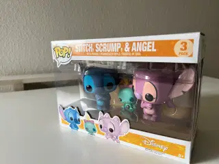 Funko Pop! Disney, Stitch, Scrump, & Angel 3pack