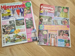 Hjemmet & Familie Journalen magasiner 10 stk