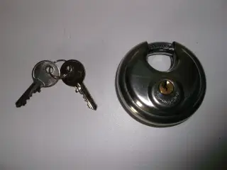HængeLås 2 nøgler - har 4 stk. 50 kr stk. +