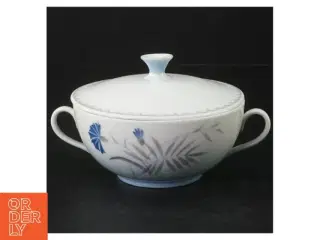 B&G Porcelæns suppeterrin med låg (str. Ø. 12,5 cm)