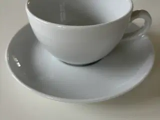 6 stk. Pillivuyt kaffekopper og underkopper 