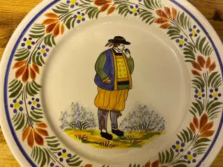 Vintage Quimper Henriot tallerken