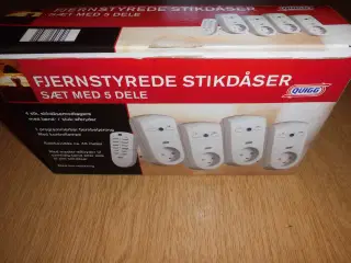 Fjernbetjente stikkontakter med jord sælges.