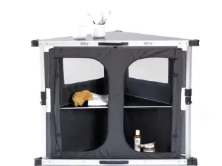 Camping hjørneskab foldbar 