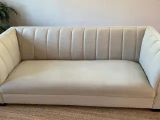 Beige stof sofa 