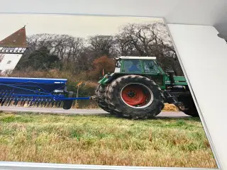 Originalt foto-kunsttryk på plade (retro)
