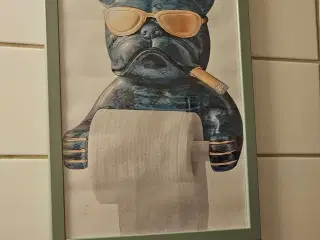 Indrammet fransk bulldog 