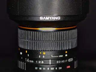 Samyang 14mm 1:2.8 MF ED AS IF UMC Ultra Wide Cano