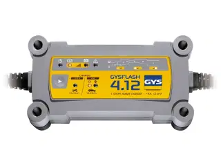 Gysflash 4.12 4A oplader til små køretøjers 12V batterier