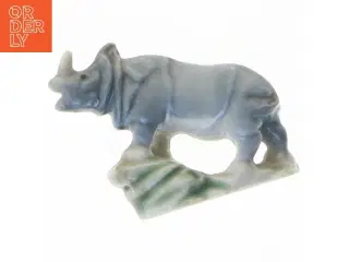 Porcelænsfigur, næsehorn fra Wade (str. 5 cm)