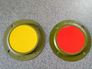 Reflekser gule og røde