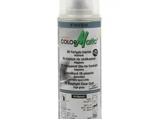 ColorMatic 2k Klarklak til forlygter high gloss 200ml