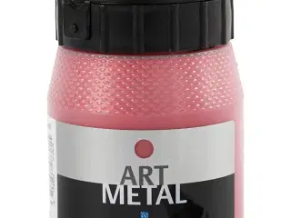 Hobbymaling Metallic Lavarød 250ml - Intens Effekt