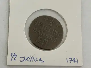 1/2 Skilling 1771