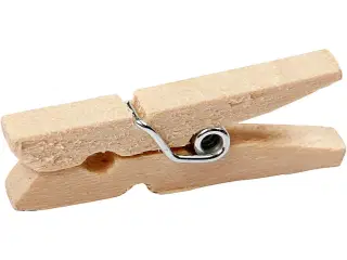 Tøjklemmer, L: 30 mm, B: 3 mm, 30stk./ 1 pk.