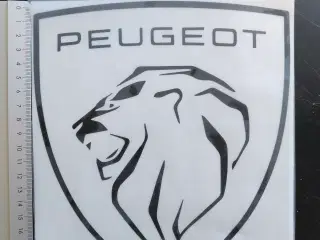 Peugeot logo klistermærke 