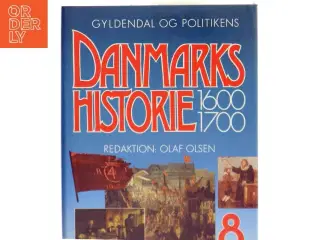 Danmarkshistorie 1600-1700 Bog fra Gyldendal og Politikens