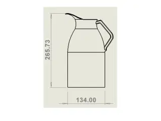 Termobeholder – kaffe – 2,0 liter