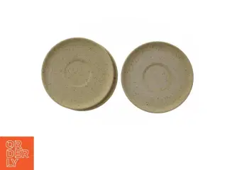 Sæt af tre keramiske underkopper (str. 3 styk. ø. 15 cm)