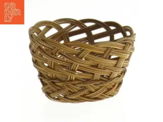 Flettet kurv (str. Ø. 6 cm. længde. 4,5 cm)