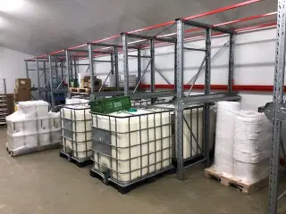 Dybde reol til Europaller