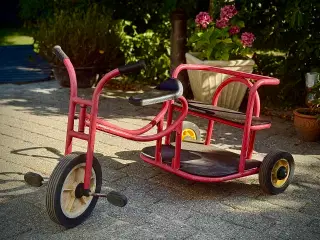 Trehjulet cykel med lad